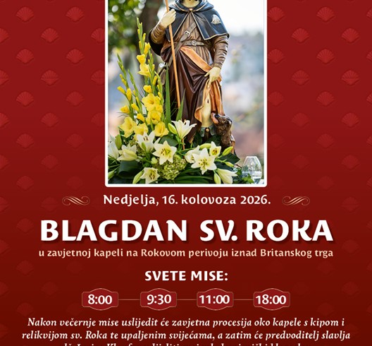 Proslava blagdana sv. Roka na Rokovom perivoju